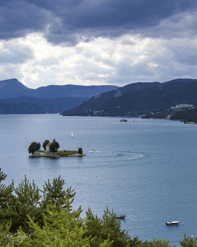 Lac de Serre-Ponçon, Sud des Alpes